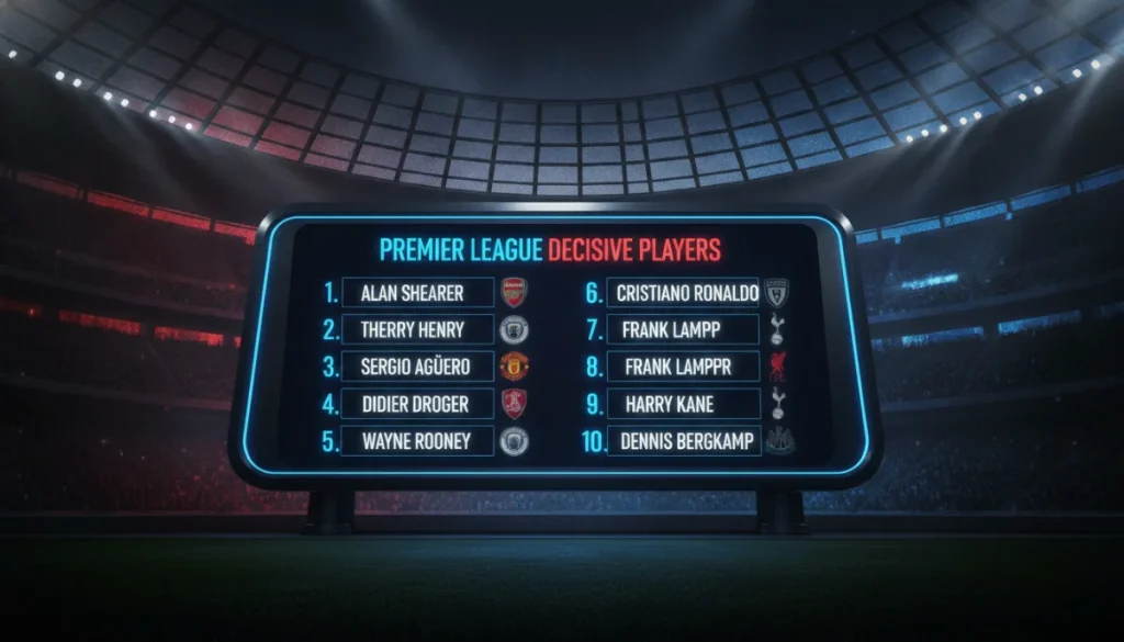 Premier Lig Tarihinin Kader Değiştiren Yıldızları: İlk 10 Belli Oldu
